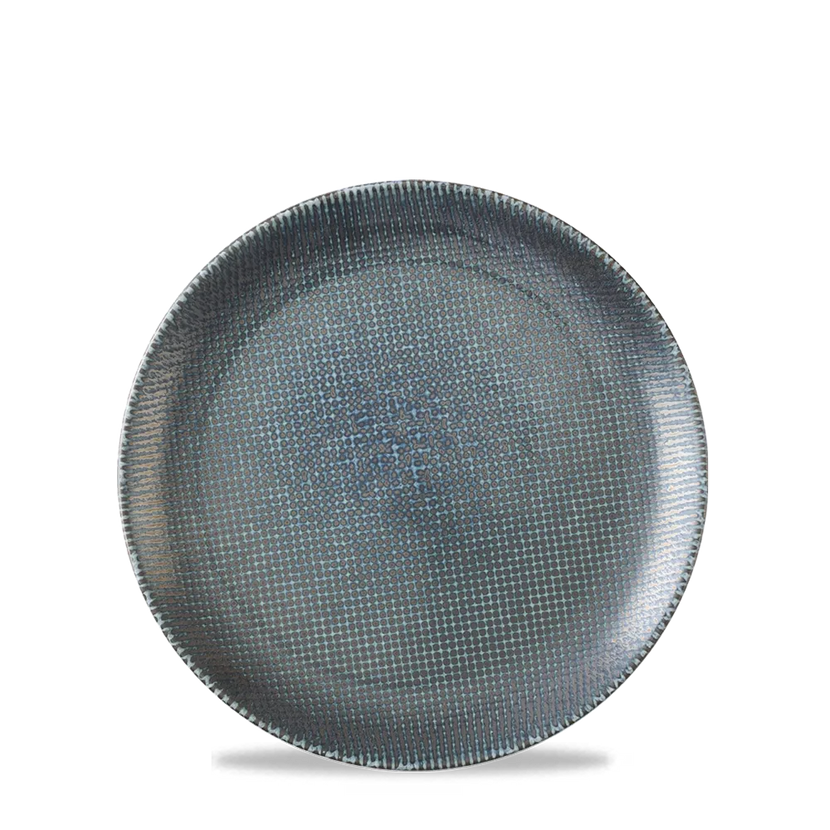 Astro Metallic Blue Evolve Coupe Plate 16,5 cm 12/box