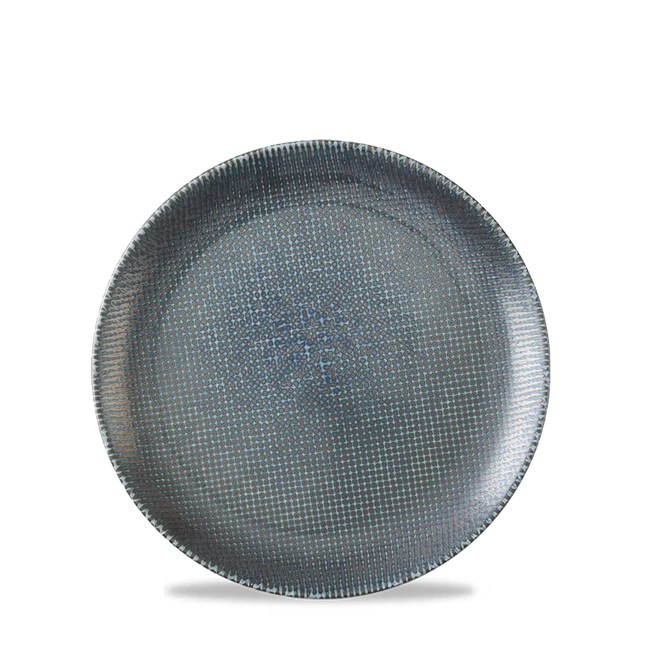 Astro Metallic Blue Evolve Coupe Plate 16,5cm 12/box