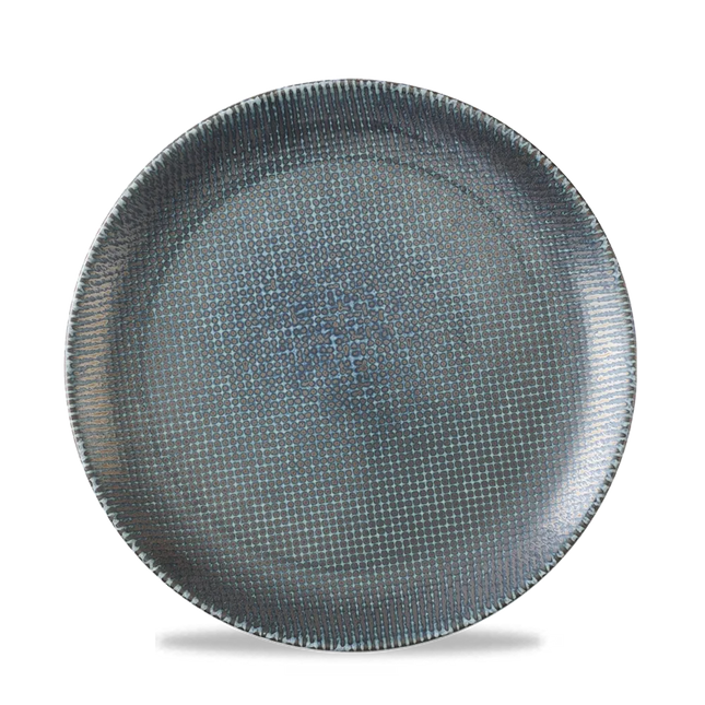 Astro Metallic Blue Evolve Coupe Plate 21,7cm 12/box