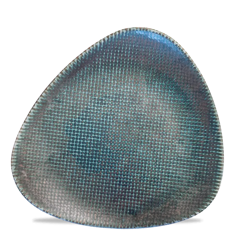 Astro Metallic Blue Lotus Plate 26,5 cm 12/box