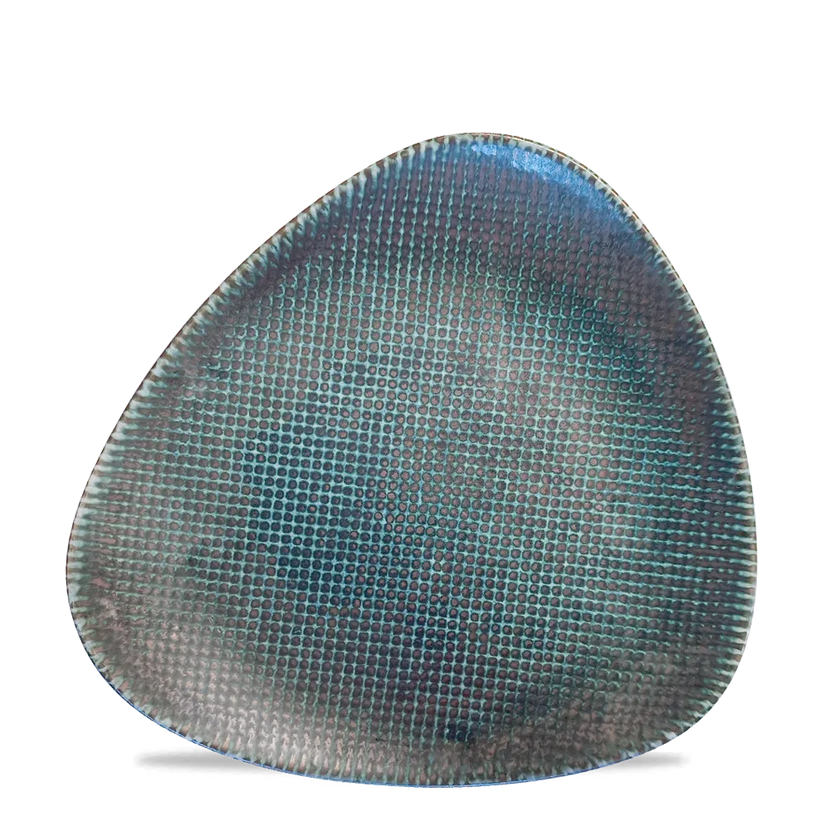 Astro Metallic Blue Lotus Plate 22.9 cm 12/box