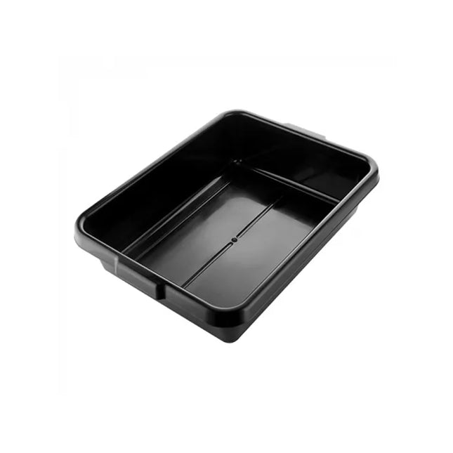 Afruimbak zwart standaard