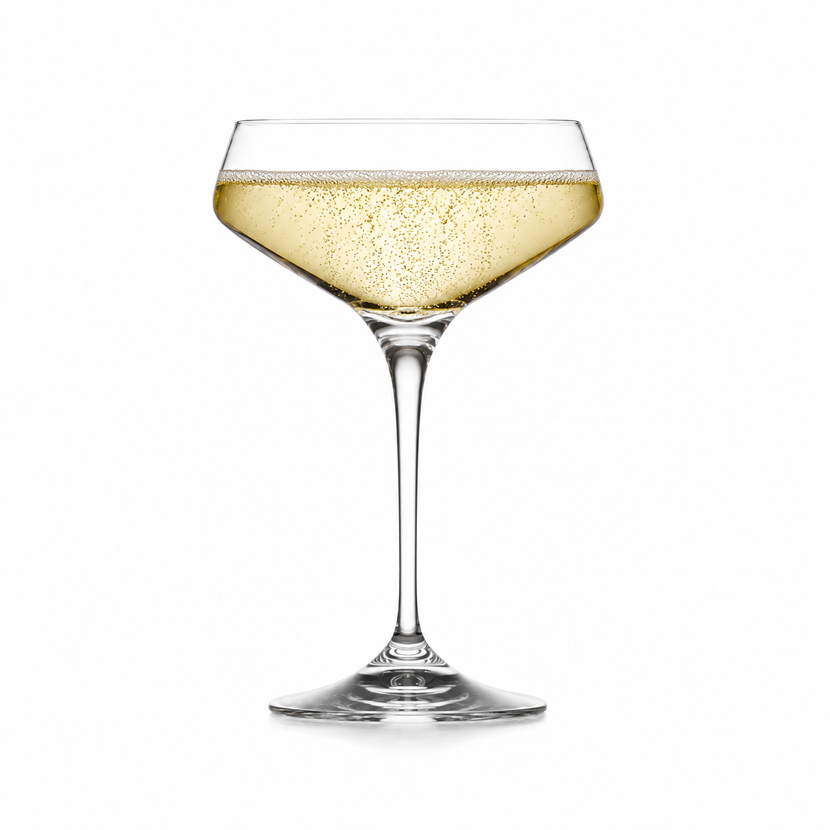 RCR Aria champagnecoupe 330 ml – elegant kristallen coupeglas voor champagne en cocktails