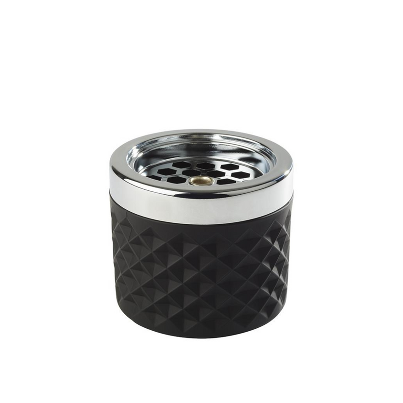 Ashtray Ø 9,5 cm, H: 8 cm matt black