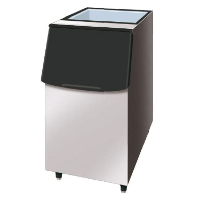 Hoshizaki opslagbunker 115 kg – 140 kg, roestvrijstalen ijsbunker met Hoshiguard en verstelbare stelpoten voor horeca.