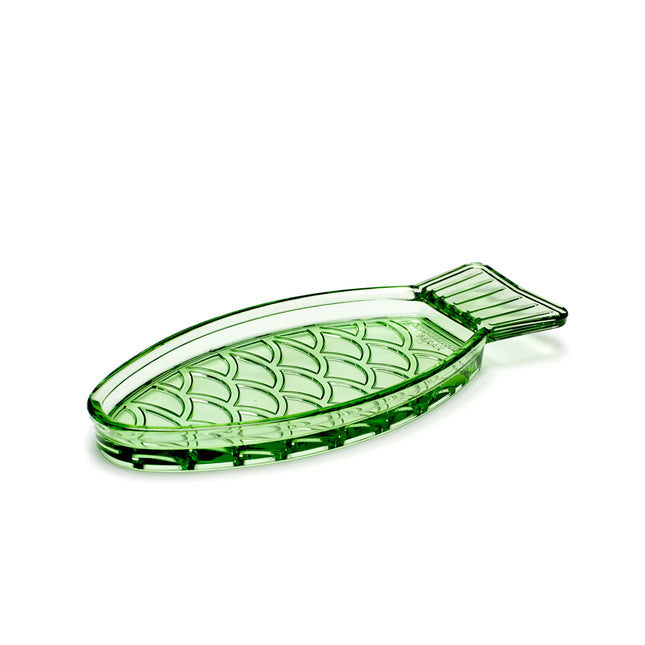 Serving Dish N°1 Green Fish & Fish 8/box