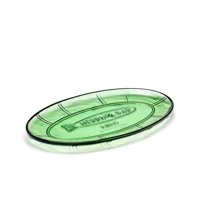 Serving Dish N°2 Green Fish &amp; Fish 4/box
