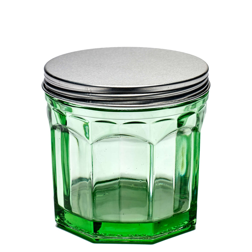 Jar With Lid S Green Fish &amp; Fish 6/box