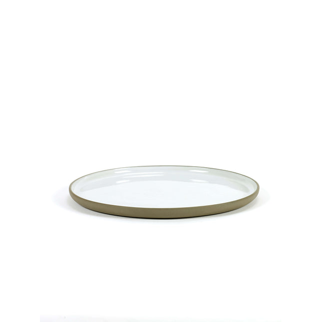 Low Plate White Dusk 4/box