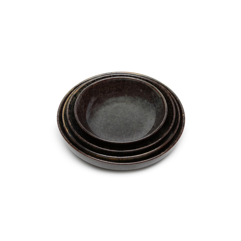 Surface Deep Plate S Indi Grey L 16 W 16 H 4 cm 8/Box