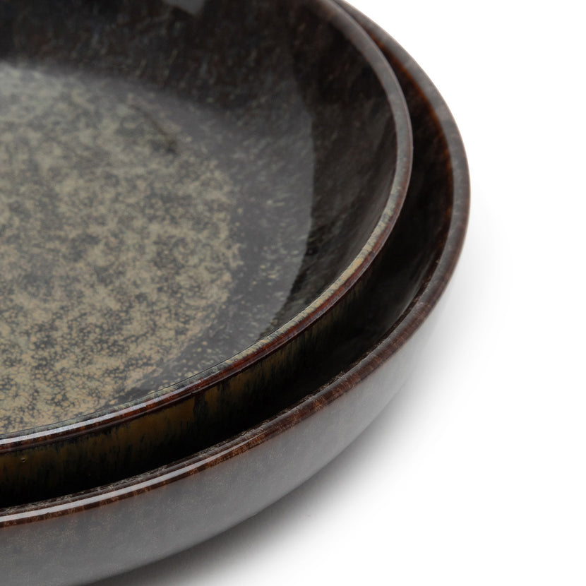 Surface Deep Plate L Indi Grey L 21 W 21 H 4 cm 8/Box