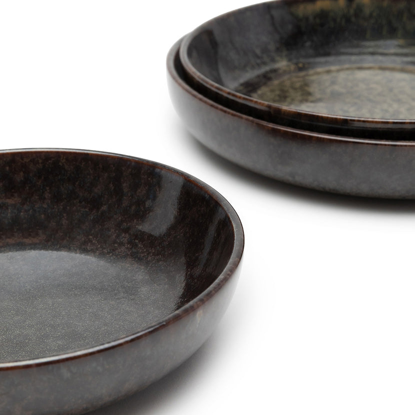 Surface Deep Plate L Indi Grey L 21 W 21 H 4 cm 8/Box