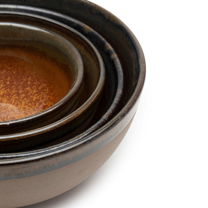 Surface Bowl S Grey/Rusty Brown L 11 W 11 H 4.5 cm 8/Box