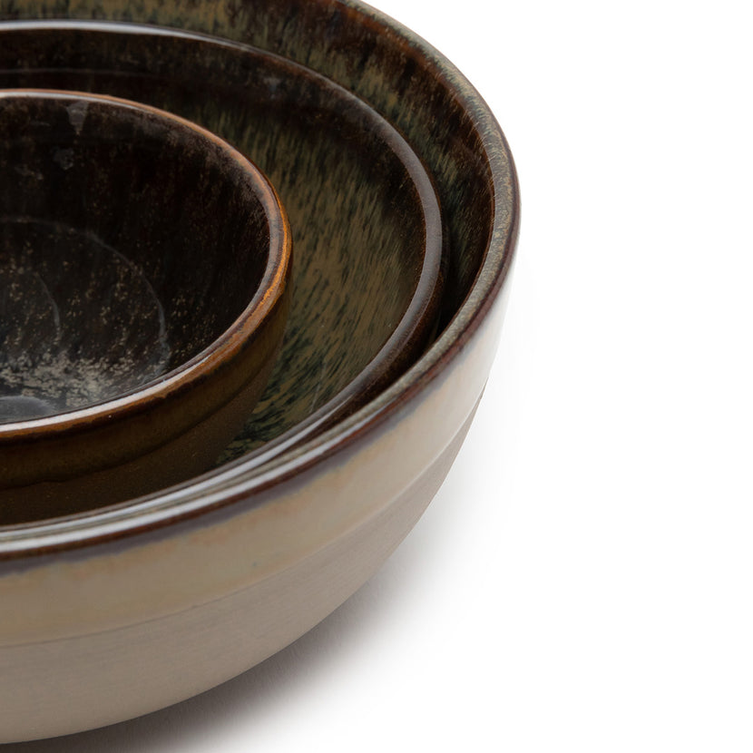 Surface Bowl M Indi Grey L 13 W 13 H 5 cm 8/Box