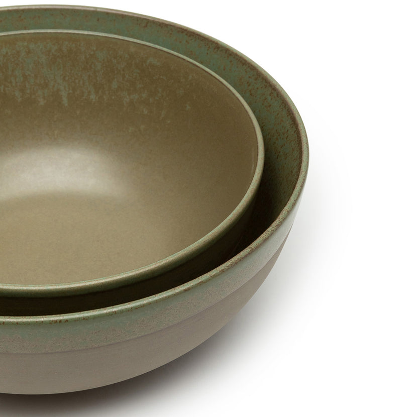Surface Serving Bowl L Camo Green L 23.5 W 23.5 H 9.5 4/Box