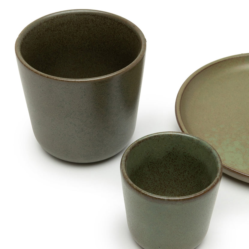 Surface Mug W/O Handle Camo Green L 9 W 9 H 8.5 cm 8/Box