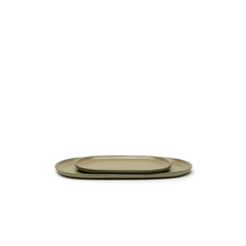 Surface Tapas Plate S Camo Green L 25 W 15 H 1.5 cm 2/Box