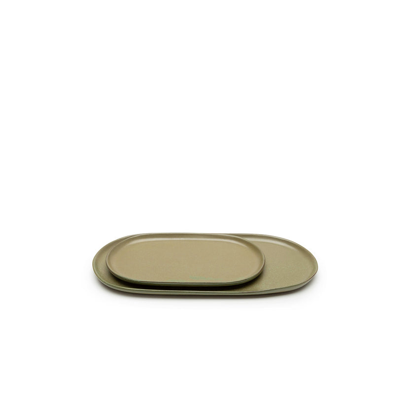 Surface Tapas Plate S Camo Green L 25 W 15 H 1.5 cm 2/Box