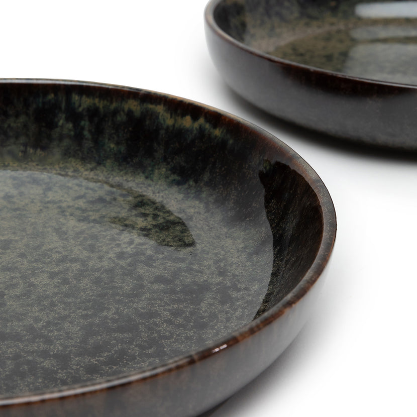 Surface Deep Plate Xl Ind Grey L 23 W 23 H 4 cm 8/Box