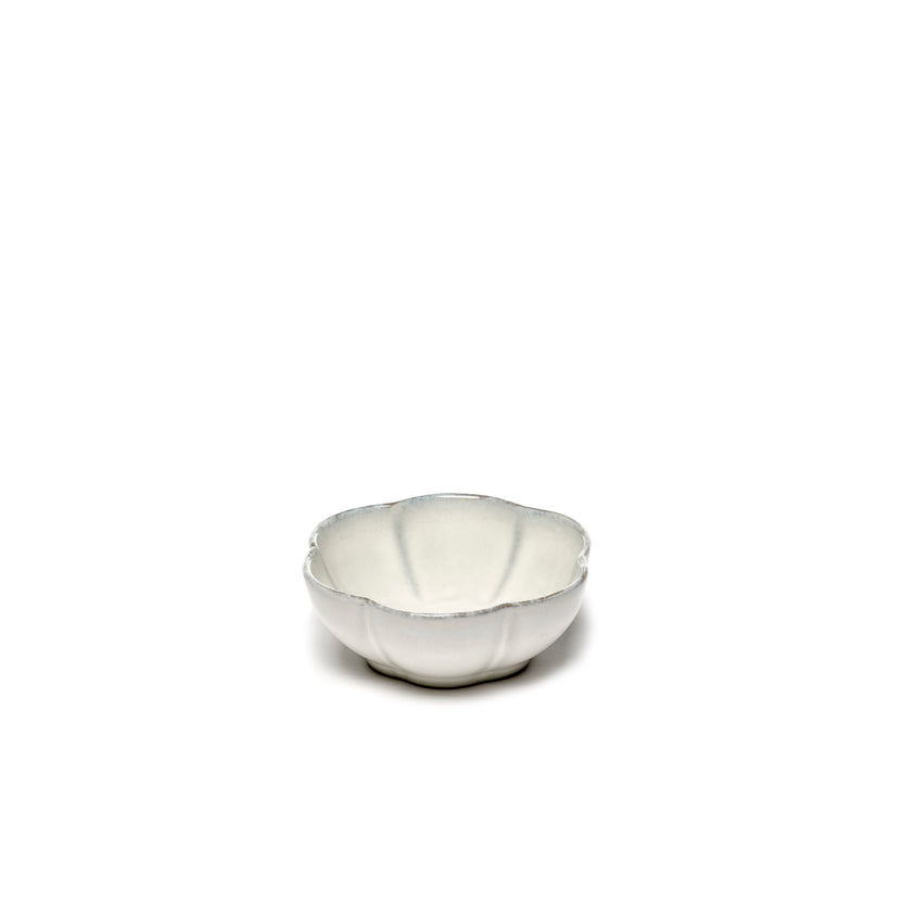 Inku Bowl Ribbed Xl White L 15 W 15 H 6 cm 8/Box