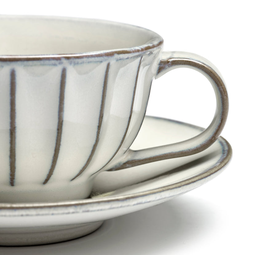Inku Cappuccino Cup White L 10 W 10 H 5.5 cm 8/Box