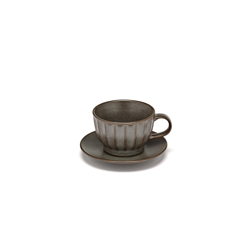 Inku Saucer Green L 12 W 12 H 1.6 cm 8/Box
