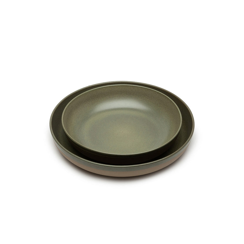 Surface Serving Plate S Camo Green L 27 W 27 H 5.5 cm 2/Box