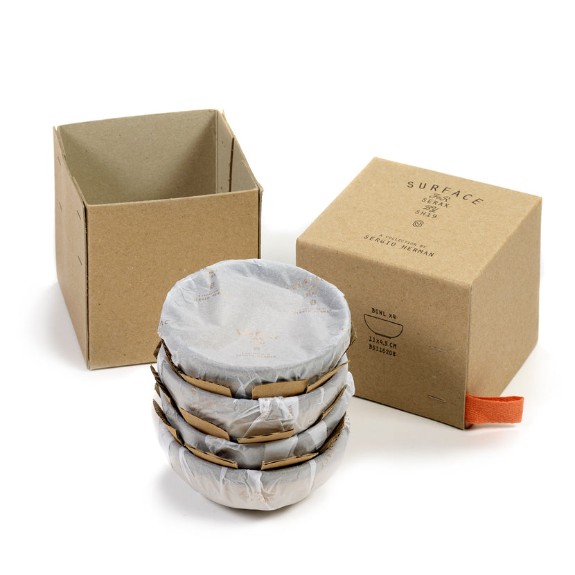 Surface Bowl S Grey/Rusty Brown L 11 W 11 H 4.5 cm 8/Box