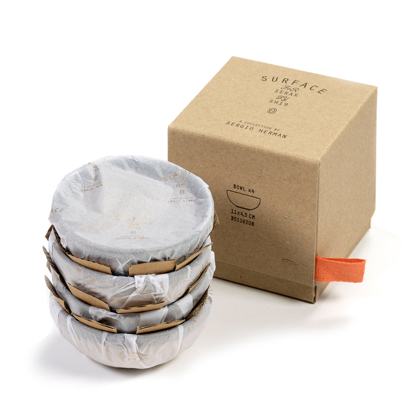 Surface Bowl S Grey/Rusty Brown L 11 W 11 H 4.5 cm 8/Box