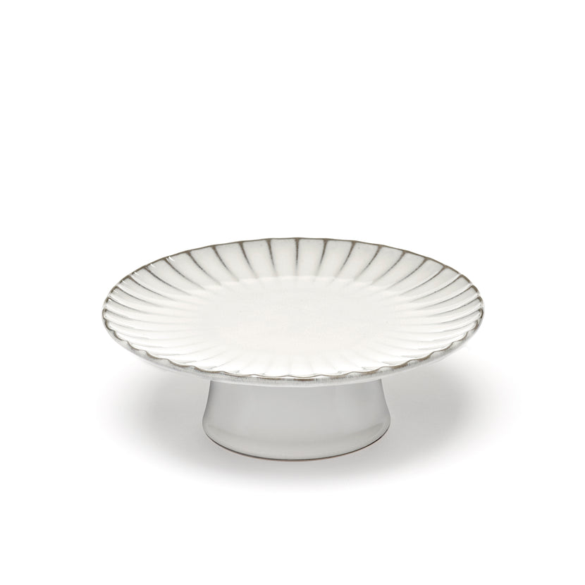 Inku Cake Stand M White L 21 W 21 H 8 cm 2/Box