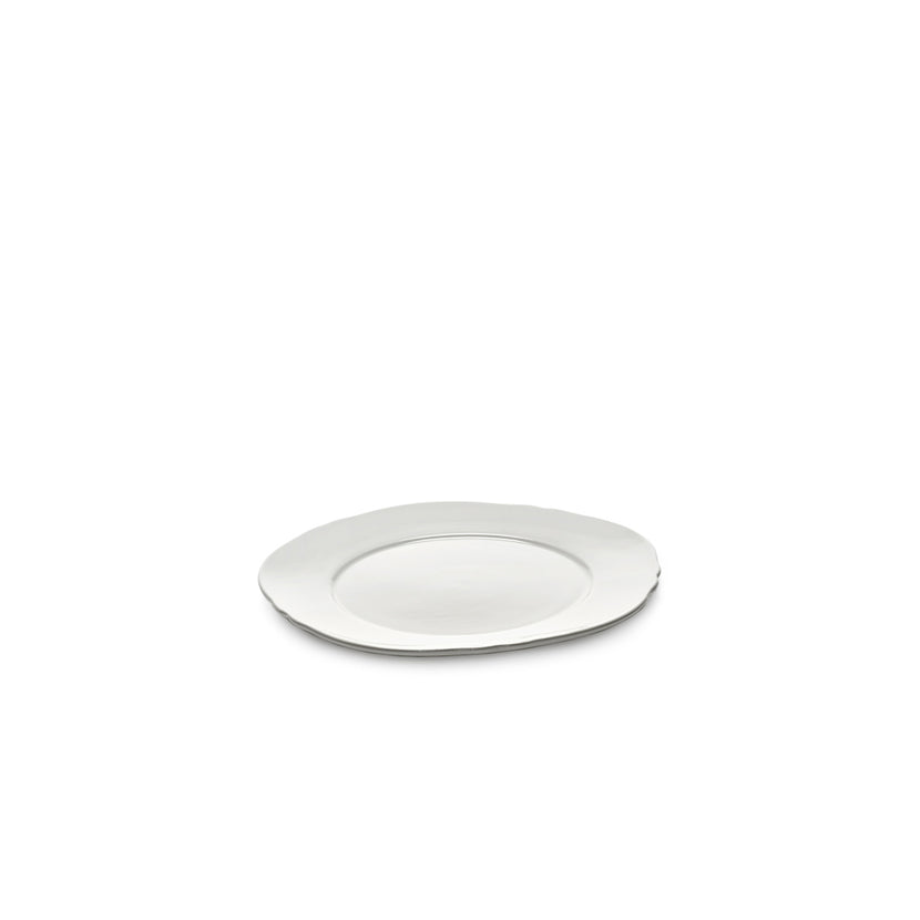 Silhouette Plate XS White 4/Box