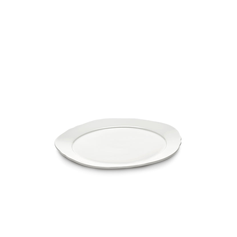 Silhouette Plate M White 4/Box