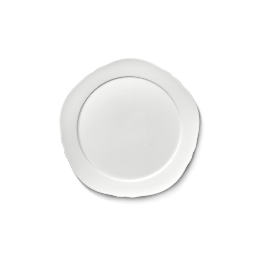 Silhouette Plate M White 4/Box