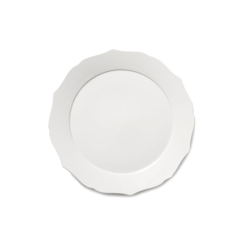 Silhouette Plate L White 4/Box