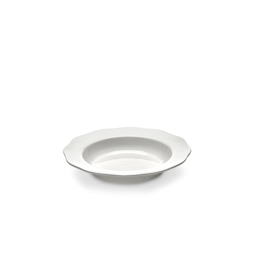 Silhouette Pasta Plate White 4/Box
