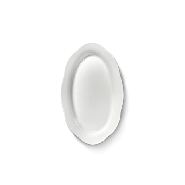 Silhouette High Oval Plate M White 2/Box