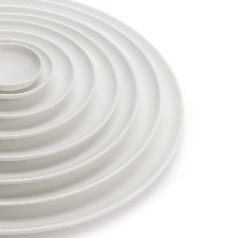 Base Plate Low Xl White L 28 W 28 H 1.5 cm 4/Box