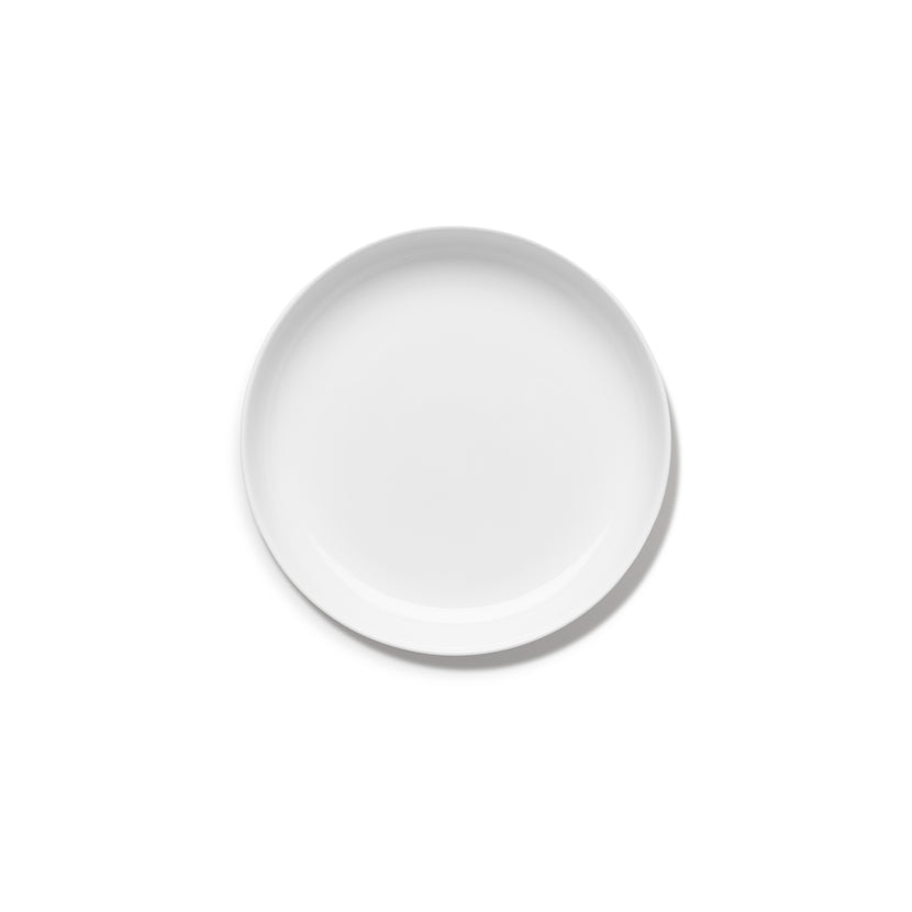 Base High Plate Glazed M White L 20 W 20 H 3 cm 4/Box