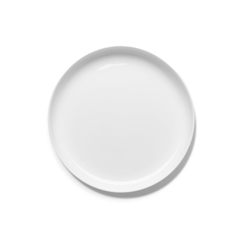 Base High Plate Glazed Xl White L 28 W 28 H 3 cm 2/Box