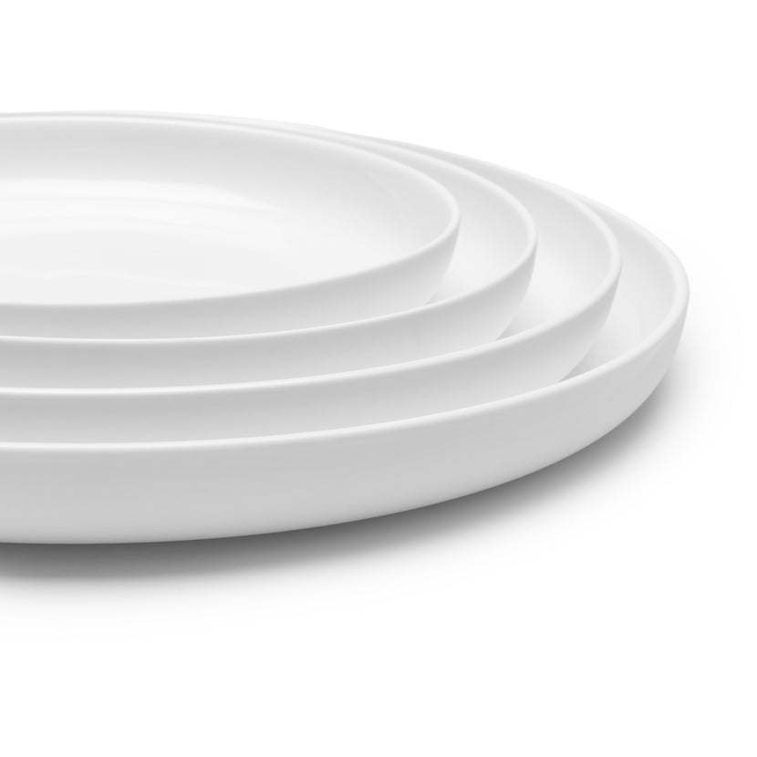 Base High Plate Xxl White L 32 W 32 H 3 cm 2/Box