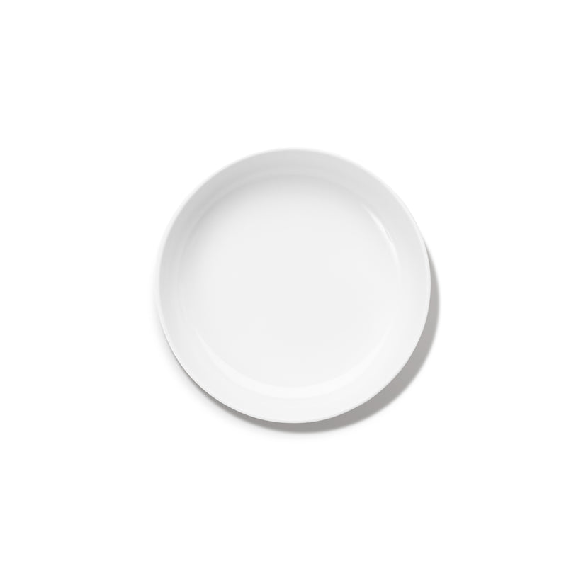 Base Deep Plate Glazed M White L 20 W 20 H 4.5 cm 4/Box