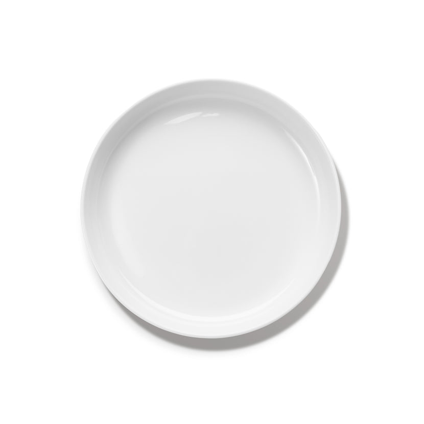 Base Deep Plate Glazed Xl White L 28 W 28 H 4.5 cm 4/Box