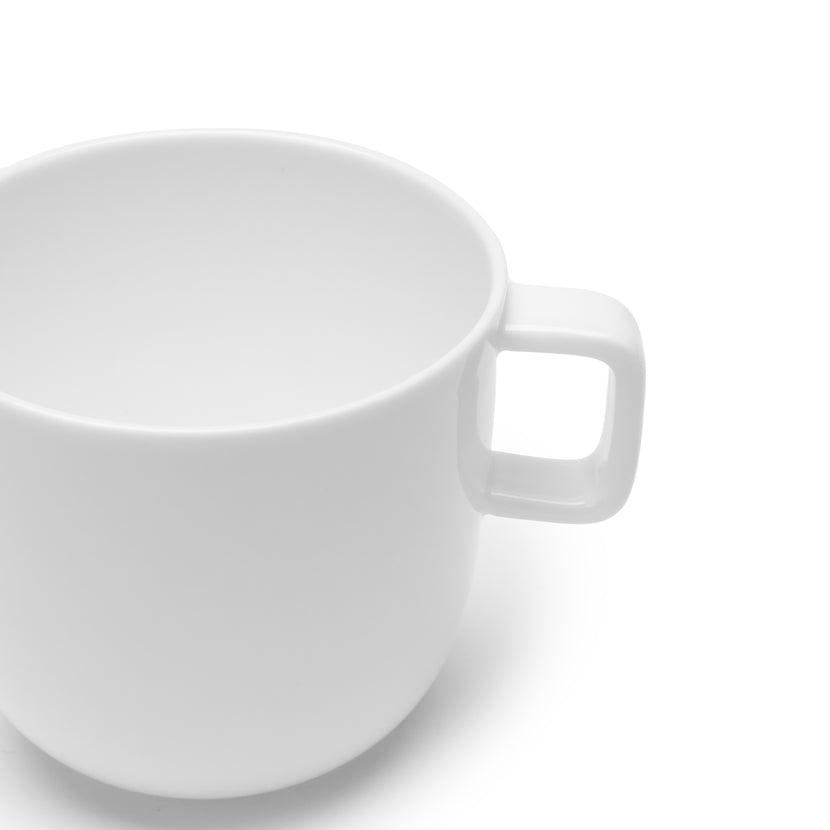 Base Coffee Cup Glazed White L 10 W 8 H 7.5 cm 4/Box