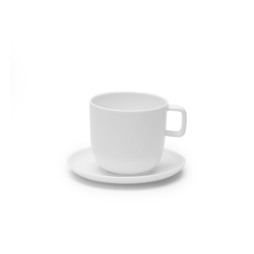 Base Saucer Coffee Cup White L 12.4 W 12.4 H 1.5 cm 4/Box