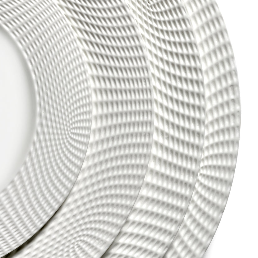 Nido Plate S White L 18 W 18 H 1.2 cm 4/Box