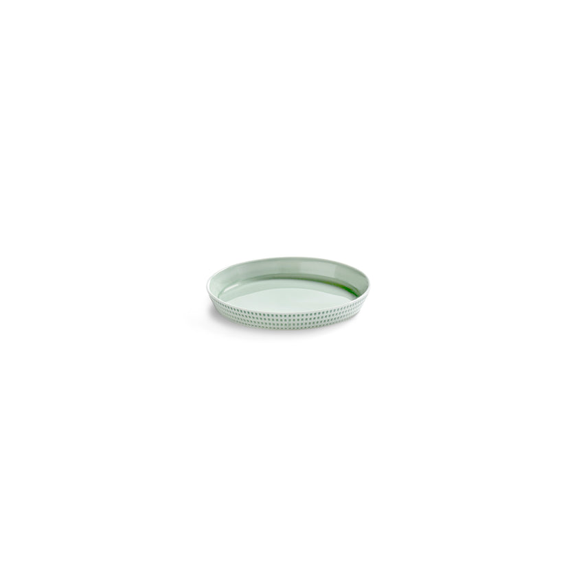 Nido Plate Raised Edge Xs Green L 10 W 10 H 1.4 cm 8/Box
