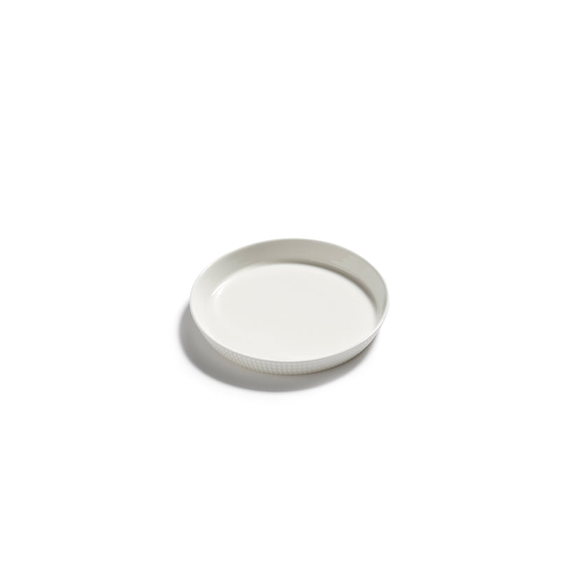 Nido Plate Raised Edge S White L 12 W 12 H 1.5 cm 4/Box