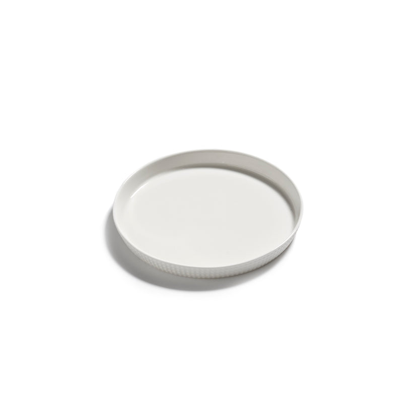 Nido Plate Raised Edge M White L 16 W 16 H 1.6 cm 4/Box