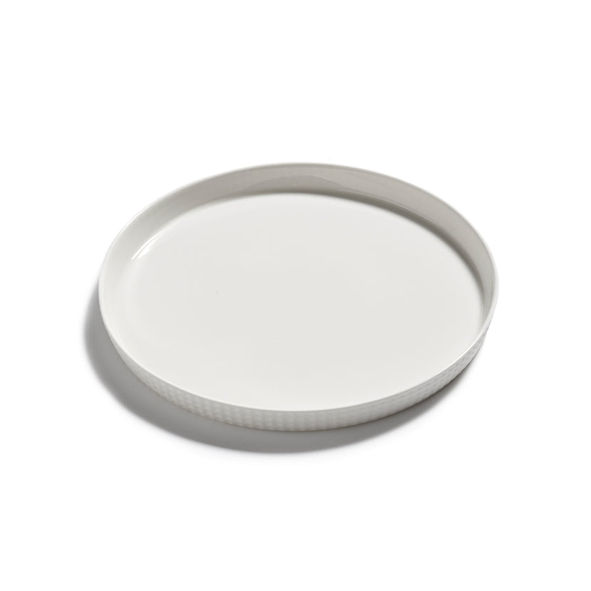Nido Plate Raised Edge Xl White L 24 W 24 H 1.9 cm 4/Box