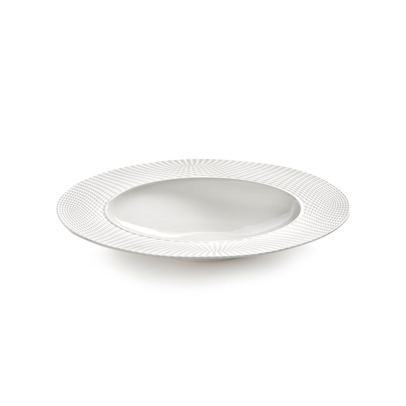 Nido Deep Plate M White L 24 W 24 H 4.3 cm 2/Box
